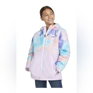 EUC- Hurley Girls' Snowboard Hooded Jacket, Pink Medium (10/12)